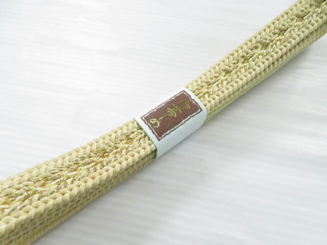 リサイクル　和装小物　帯締め　平組　手組　金糸　フォーマル